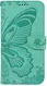 Apple iPhone 17e / 16e Hoesje Wallet Vlinder Book Case Kunstleer Groen afbeelding 8