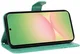 Samsung Galaxy A57 Hoesje Wallet Vlinder Book Case Kunstleer Groen afbeelding 12