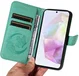 Samsung Galaxy A56 Hoesje Wallet Vlinder Book Case Kunstleer Groen afbeelding 8