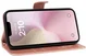 Apple iPhone 17e / 16e Hoesje Wallet Vlinder Book Case Kunstleer Roze Goud afbeelding 5