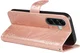 Samsung Galaxy A57 Hoesje Wallet Vlinder Book Case Kunstleer Roze Goud afbeelding 2