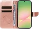 Samsung Galaxy A57 Hoesje Wallet Vlinder Book Case Kunstleer Roze Goud afbeelding 6