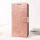 Samsung Galaxy A56 Hoesje Wallet Vlinder Book Case Kunstleer Roze Goud afbeelding 2