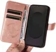 Samsung Galaxy S25 FE Hoesje Wallet Vlinder Book Case Kunstleer Roze Goud afbeelding 11