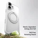 Apple iPhone 17 Premium Hoesje MagSafe Kickstand Wit afbeelding 2
