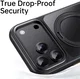 Apple iPhone 17 Pro Premium Hoesje MagSafe Kickstand Wit afbeelding 8