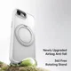 Apple iPhone 17e / 16e Premium Hoesje MagSafe Kickstand Wit afbeelding 2
