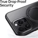 Apple iPhone 16 Pro Premium Hoesje MagSafe Kickstand Zwart afbeelding 5