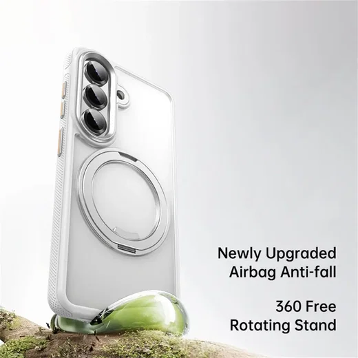 Samsung Galaxy S26 Premium Hoesje MagSafe Kickstand Wit afbeelding 2