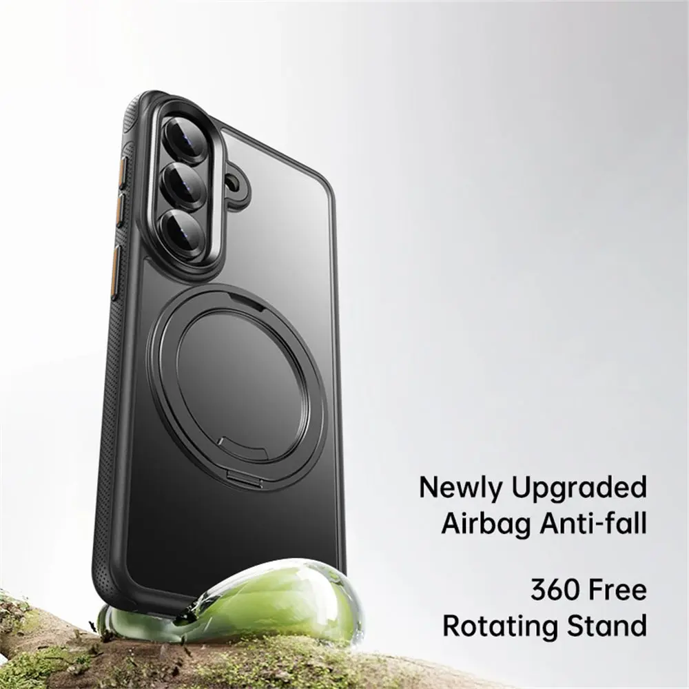 Samsung Galaxy S26 Plus Premium Hoesje MagSafe Kickstand Zwart afbeelding 2