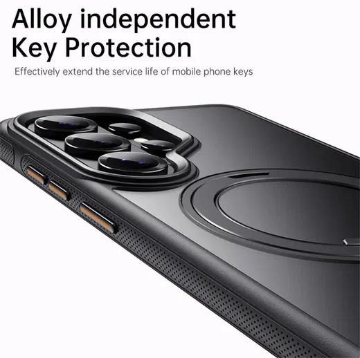 Samsung Galaxy S26 Ultra Premium Hoesje MagSafe Kickstand Wit afbeelding 8