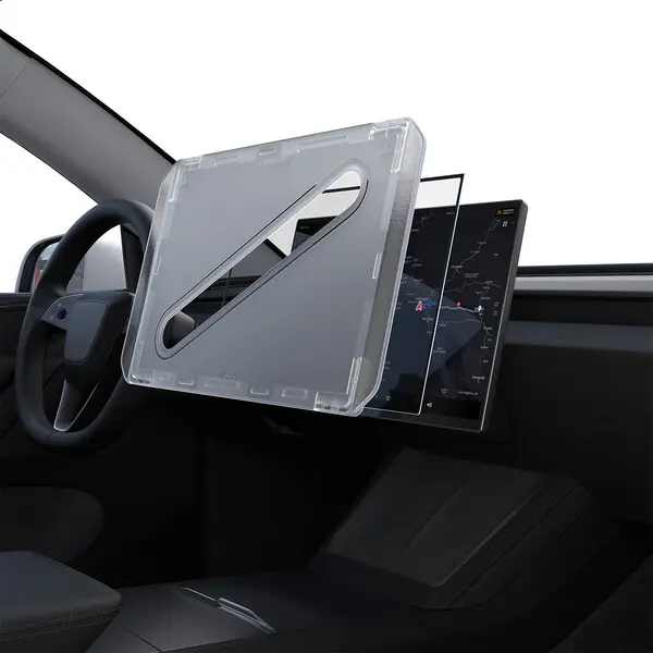 Spigen EZ Fit GLAS.tR Tesla Model Y Screen Protector afbeelding 15
