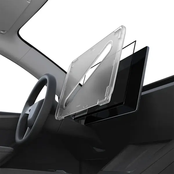 Spigen EZ Fit GLAS.tR Tesla Model Y Screen Protector afbeelding 11