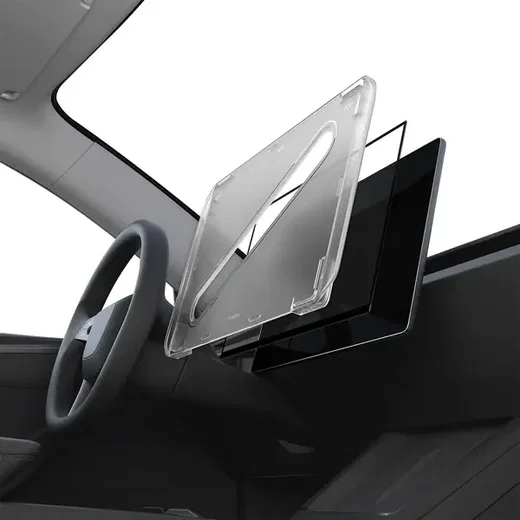 Spigen EZ Fit GLAS.tR Tesla Model Y Screen Protector afbeelding 11