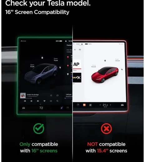 Spigen EZ Fit GLAS.tR Tesla Model Y Screen Protector afbeelding 9