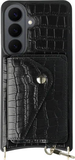 AVY Samsung Galaxy S26 - Classic Kit - Leather Croco Zwart afbeelding 1