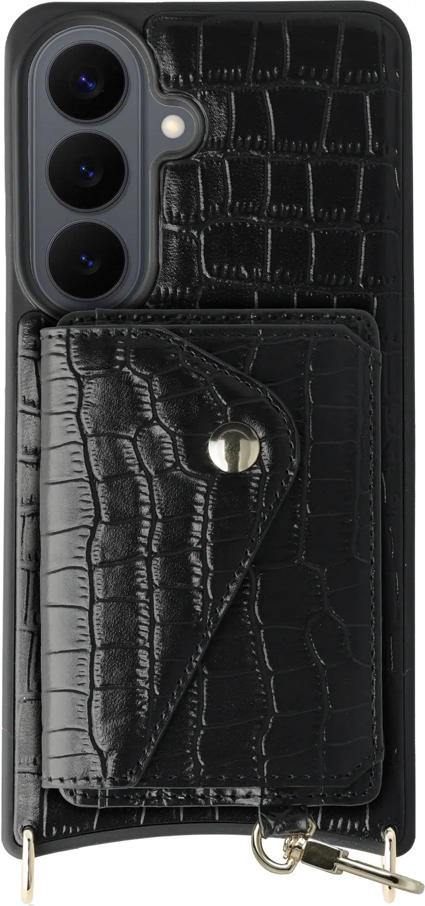 AVY Samsung Galaxy S26 Plus - Classic Kit - Leather Croco Zwart afbeelding 1