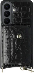 AVY Samsung Galaxy S26 Plus - Classic Kit - Leather Croco Zwart afbeelding