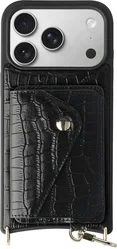 AVY Apple iPhone 17 Pro - Classic Kit - Leather Croco Zwart afbeelding