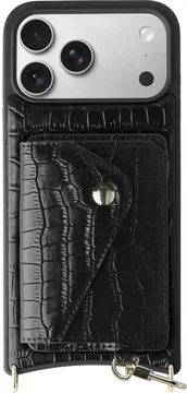 AVY Apple iPhone 17 Pro Max - Classic Kit - Leather Croco Zwart