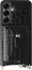 AVY Samsung Galaxy S25 / S24 - Classic Kit - Leather Croco Zwart