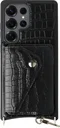 AVY Samsung Galaxy S25 Ultra - Classic Kit - Leather Croco Zwart