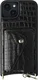 AVY Apple iPhone 15 - Classic Kit - Leather Croco Zwart