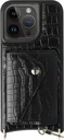 AVY Apple iPhone 15 Pro - Classic Kit - Leather Croco Zwart