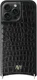 AVY Apple iPhone 15 Pro Max - Classic Kit - Leather Croco Zwart afbeelding 11