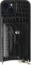 AVY Apple iPhone 14 / 13 - Classic Kit - Leather Croco Zwart