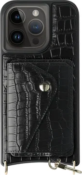 AVY Apple iPhone 14 Pro - Classic Kit - Leather Croco Zwart