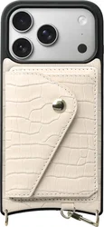 AVY Apple iPhone 17 Pro - Classic Kit - Leather Croco Beige afbeelding