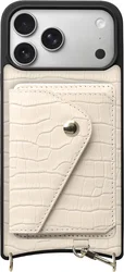 AVY Apple iPhone 17 Pro Max - Classic Kit - Leather Croco Beige afbeelding