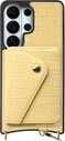 AVY Samsung Galaxy S26 Ultra - Classic Kit - Leather Croco Geel