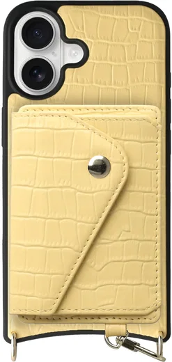 AVY Apple iPhone 17 - Classic Kit - Leather Croco Geel afbeelding 1