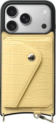 AVY Apple iPhone 17 Pro - Classic Kit - Leather Croco Geel afbeelding