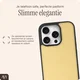 AVY Apple iPhone 16 Pro Max - Classic Kit - Leather Croco Geel afbeelding 11