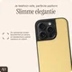 AVY Apple iPhone 15 Pro Max - Classic Kit - Leather Croco Geel afbeelding 11