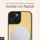 AVY Apple iPhone 14 / 13 - Classic Kit - Leather Croco Geel afbeelding 6