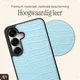 AVY Samsung Galaxy S25 / S24 - Classic Kit - Leather Croco Blauw afbeelding 5