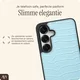 AVY Samsung Galaxy S25 / S24 - Classic Kit - Leather Croco Blauw afbeelding 10
