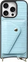 AVY Apple iPhone 16 Pro - Classic Kit - Leather Croco Blauw