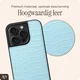 AVY Apple iPhone 15 Pro Max - Classic Kit - Leather Croco Blauw afbeelding 6