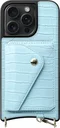 AVY Apple iPhone 15 Pro Max - Classic Kit - Leather Croco Blauw