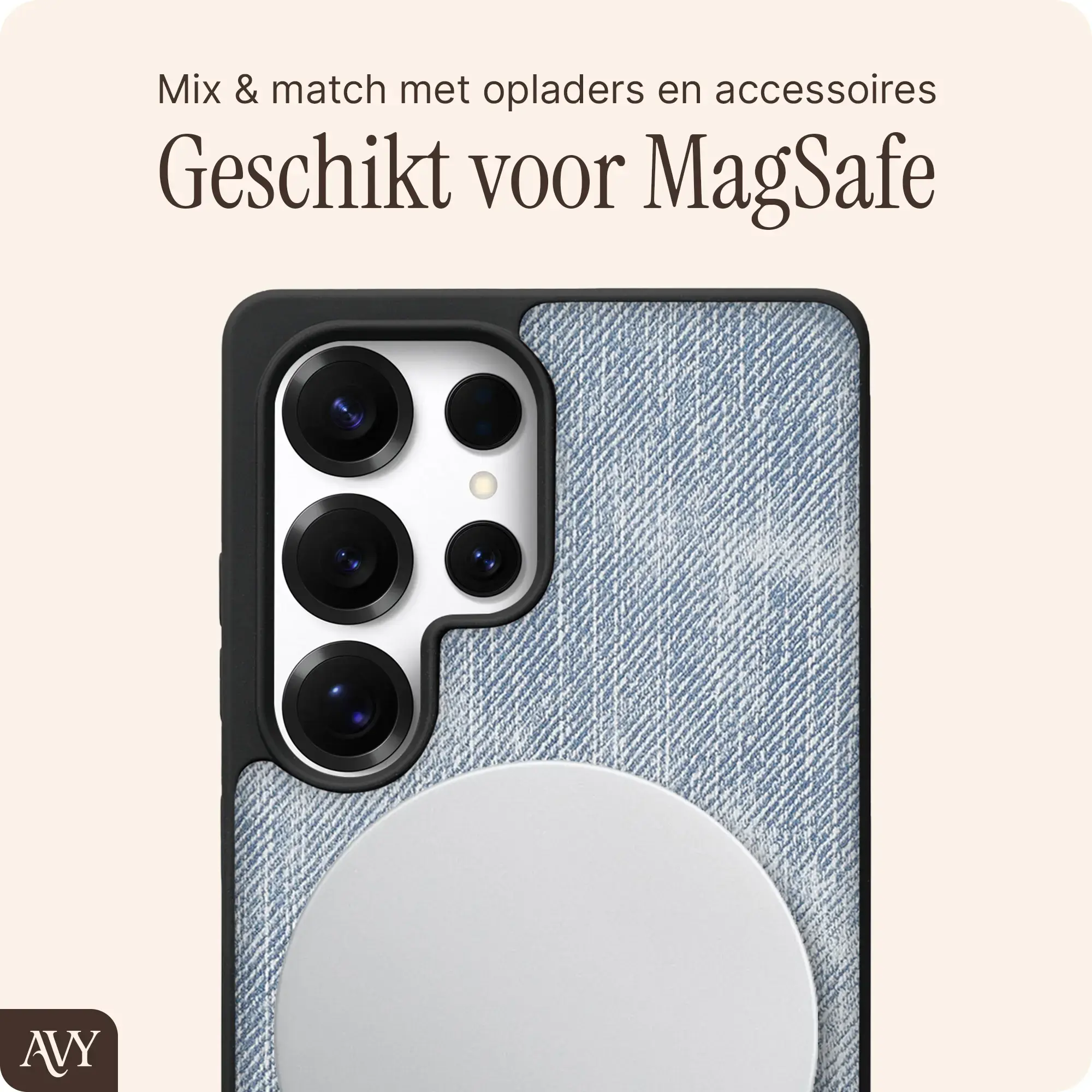 AVY Samsung Galaxy S25 Ultra - Classic Kit - Denim afbeelding 6