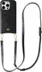 AVY Apple iPhone 16 Pro Max - Essential Kit - Croco Zwart - Long Leather