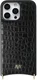 AVY Apple iPhone 16 Pro Max - Essential Kit - Croco Zwart - Long Leather afbeelding 11