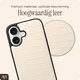 AVY Apple iPhone 17 - Essential Kit - Croco Beige - Long Leather afbeelding 6