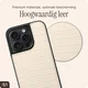 AVY Apple iPhone 15 Pro Max - Essential Kit - Croco Beige - Long Leather afbeelding 6