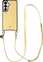 AVY Samsung Galaxy S26 Plus - Essential Kit - Croco Geel - Long Leather